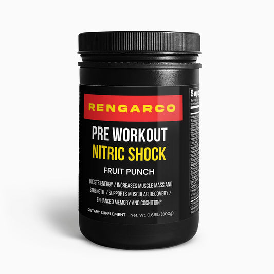 RENGARCO PRE WORKOUT NITRIC SHOCK  FRUIT PUNCH