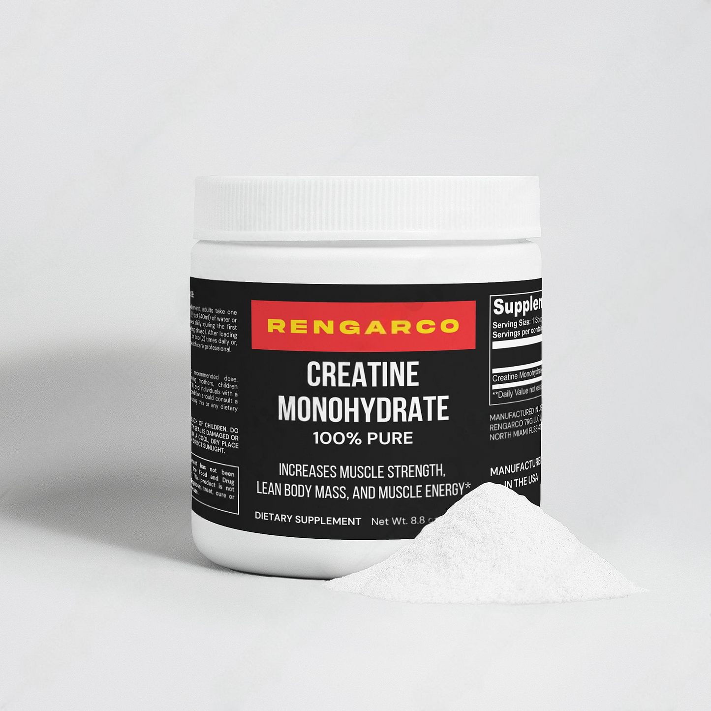 RENGARCO CREATINE MONOHYDRATE 100% PURE