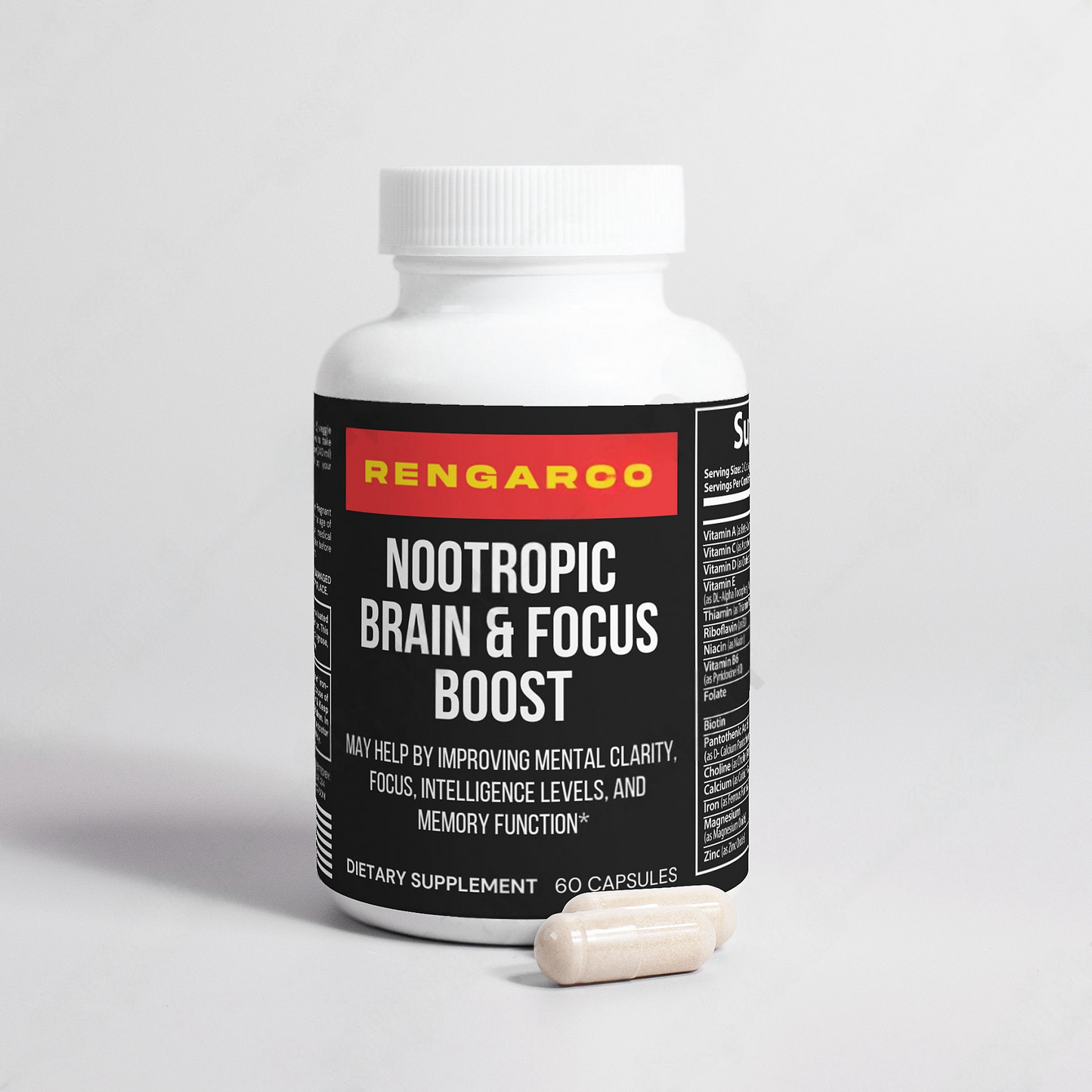 RENGARCO NOOTROPIC BRAIN & FOCUS BOOST