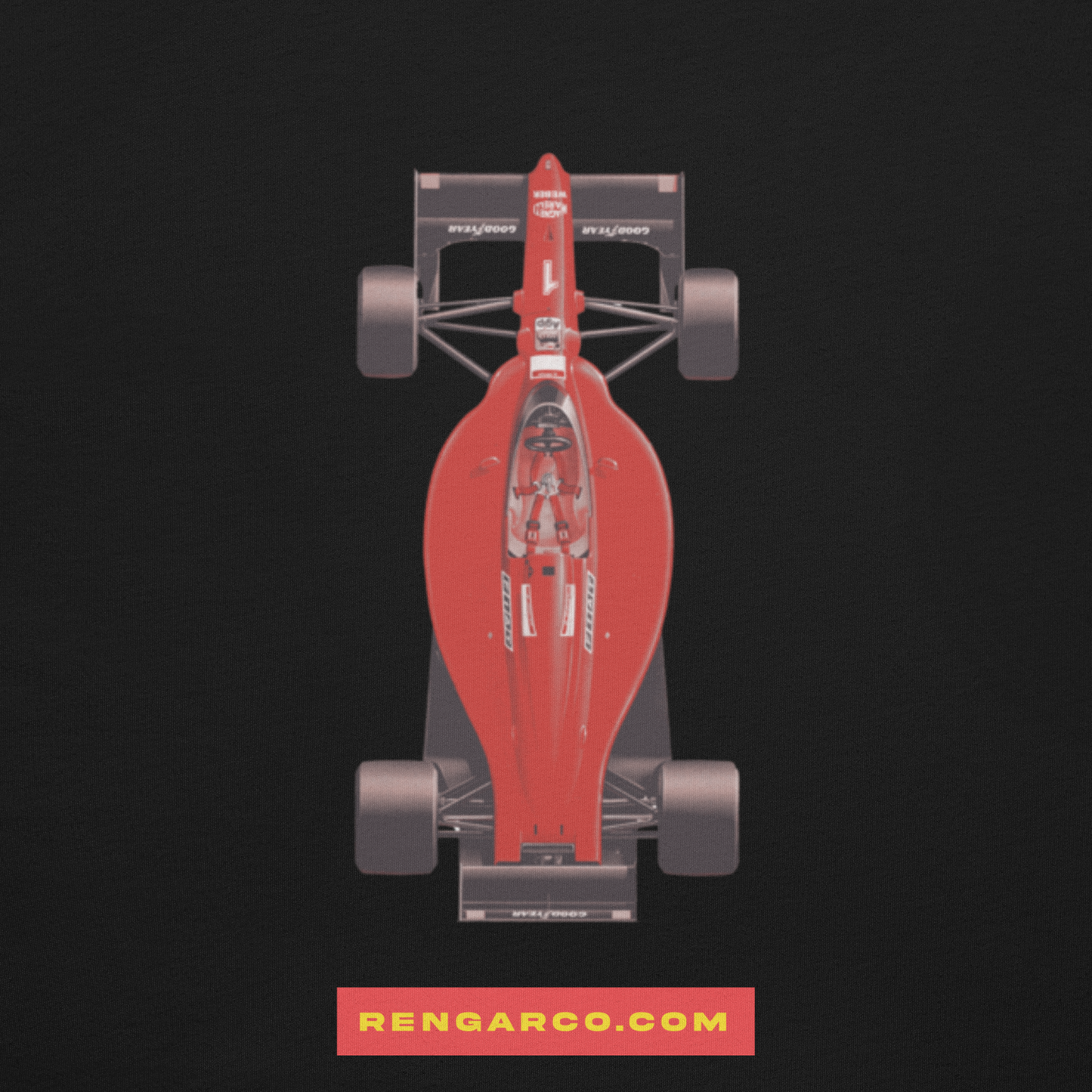 Rengarco T-shirt F1 Vertical Red